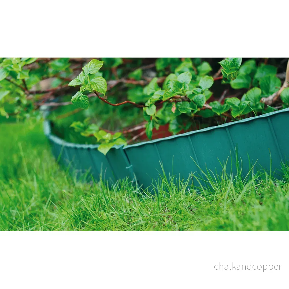 Prosperplast / Garden edge IKRR trädgårdstaket på 5,9m / färg skoggrön - Bild 2