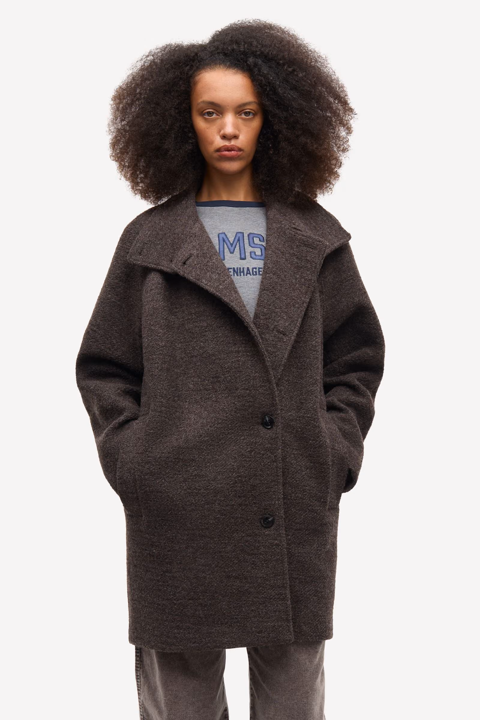 Sahanne Jacket 15770 Mulch mel. Samsoe Samsoe Sahanne Jacket 15770 Mulch mel. Samsoe Samsoe