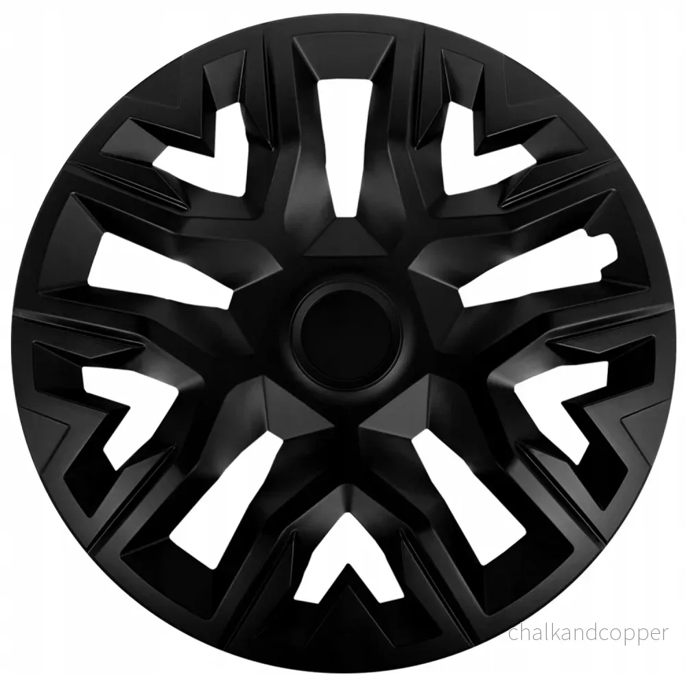 Universella bilhjulskåpor 16'' NRM The Best, svarta, 4-pack