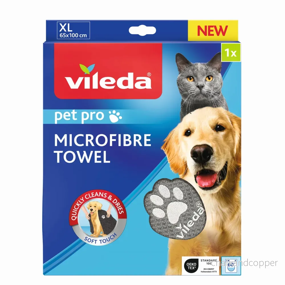 Vileda handduk för husdjur, mikrofiber, storlek XL, Pet Pro - Bild 2