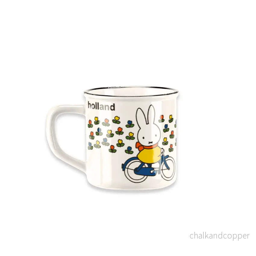 Miffy® retro mugg – Miffy på cykel 25 cl - Bild 2