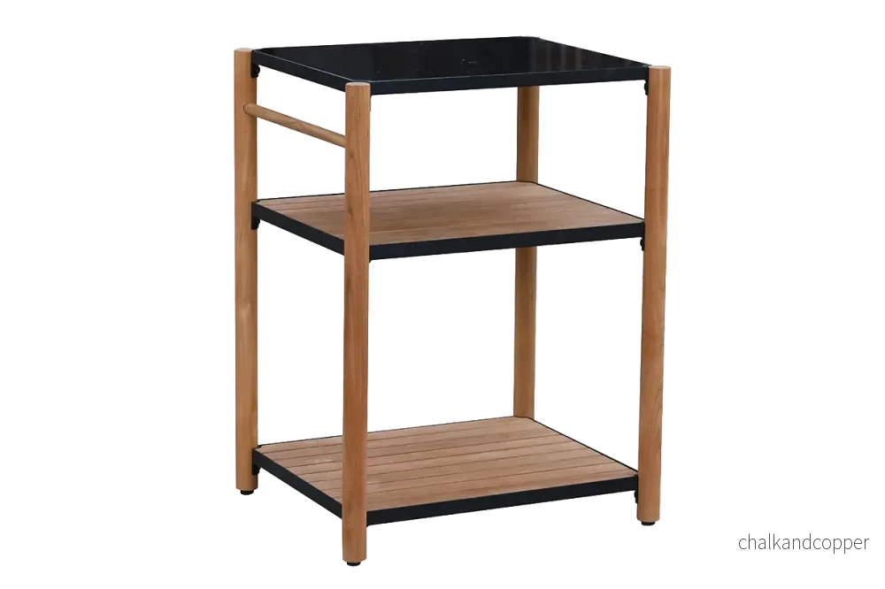 Dora teak grillbord med granitskiva 60 x 50 cm