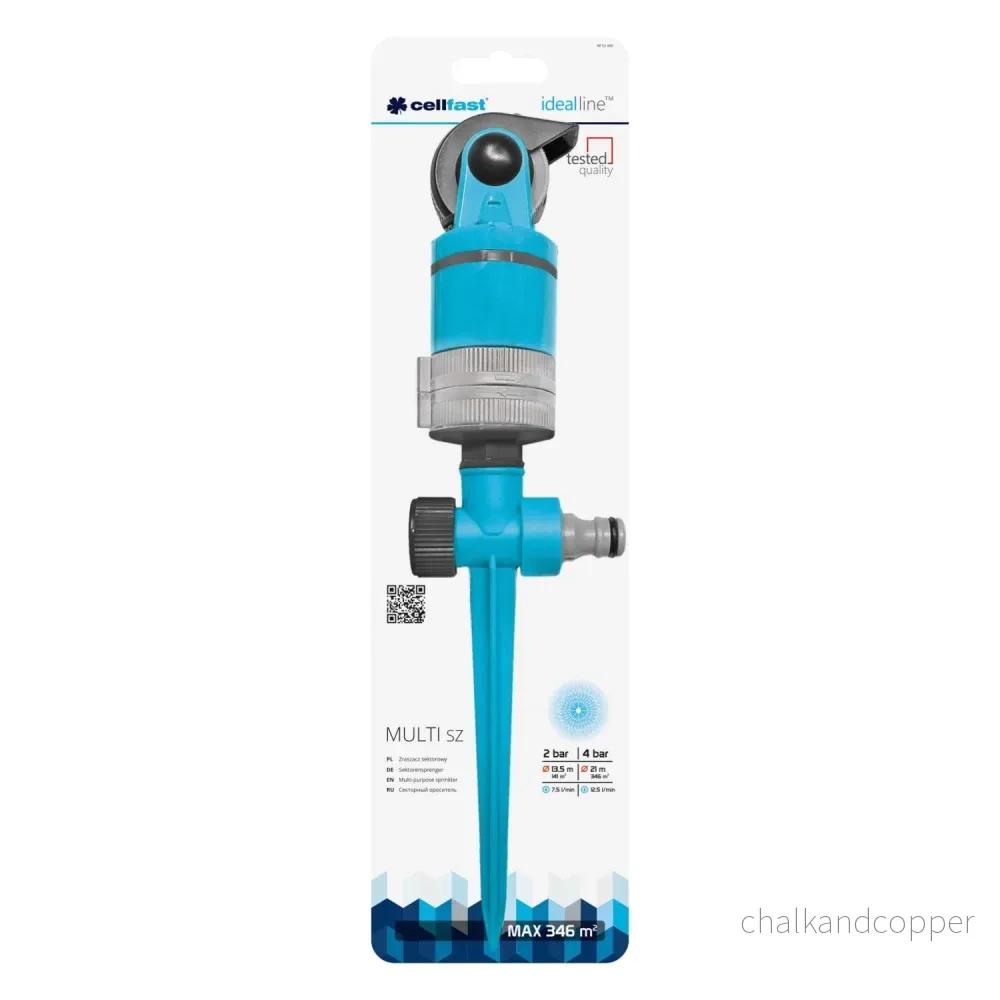 Cellfast-sprinkler, sektor, 4 funktioner, på stiftfot, Ideal - Bild 2