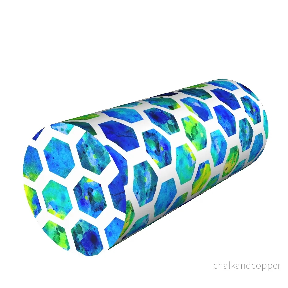 Nackkudde Svankrulle 40x15cm Kuddstöd Kuddrulle Termoaktiv Skumrulle Kudde Tile