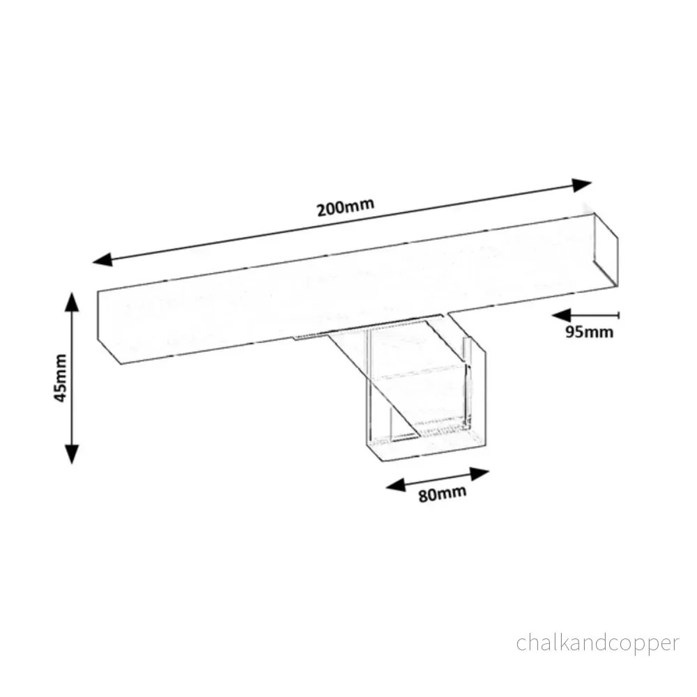 Badrumslampa Rabalux Oliro LED 4 W krom IP44 4000 K, 75047 - Bild 3