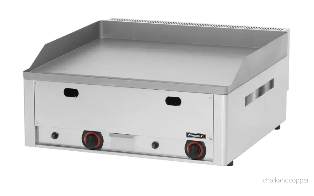 Gasslät grillplatta - gjutjärn 60