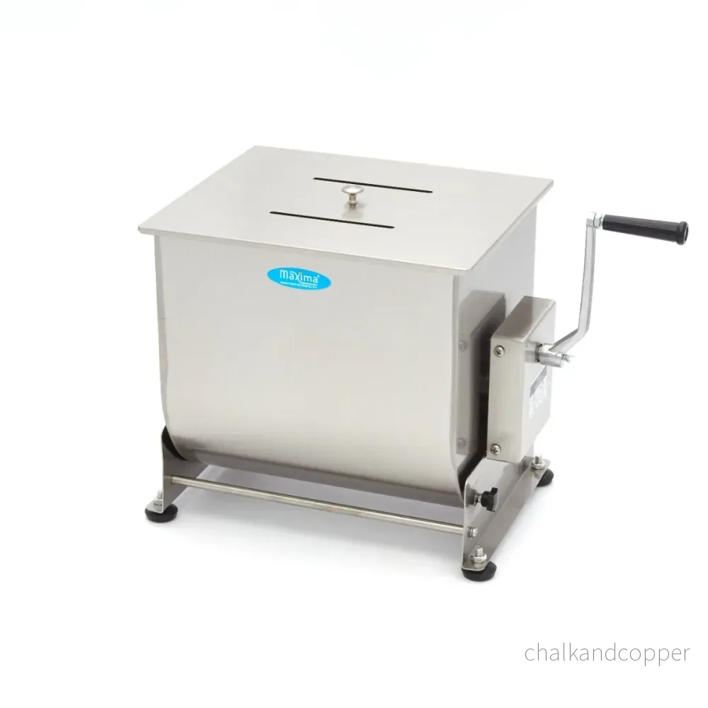 Köttblandare - 40L - 35kg kött - Tippbar skål - Manuell