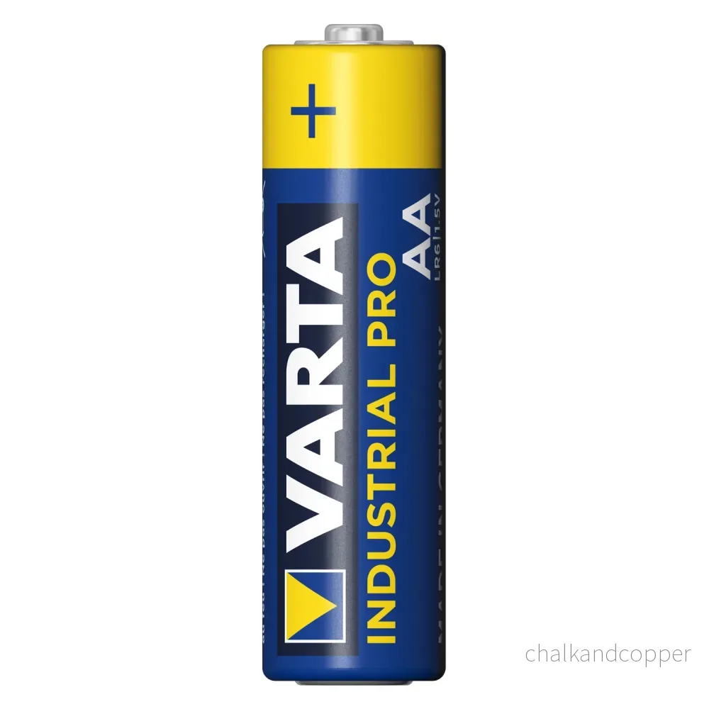 60x batteri R-06 LR6 AA 1,5V alkalisk Varta Industrial 4006 - Bild 2