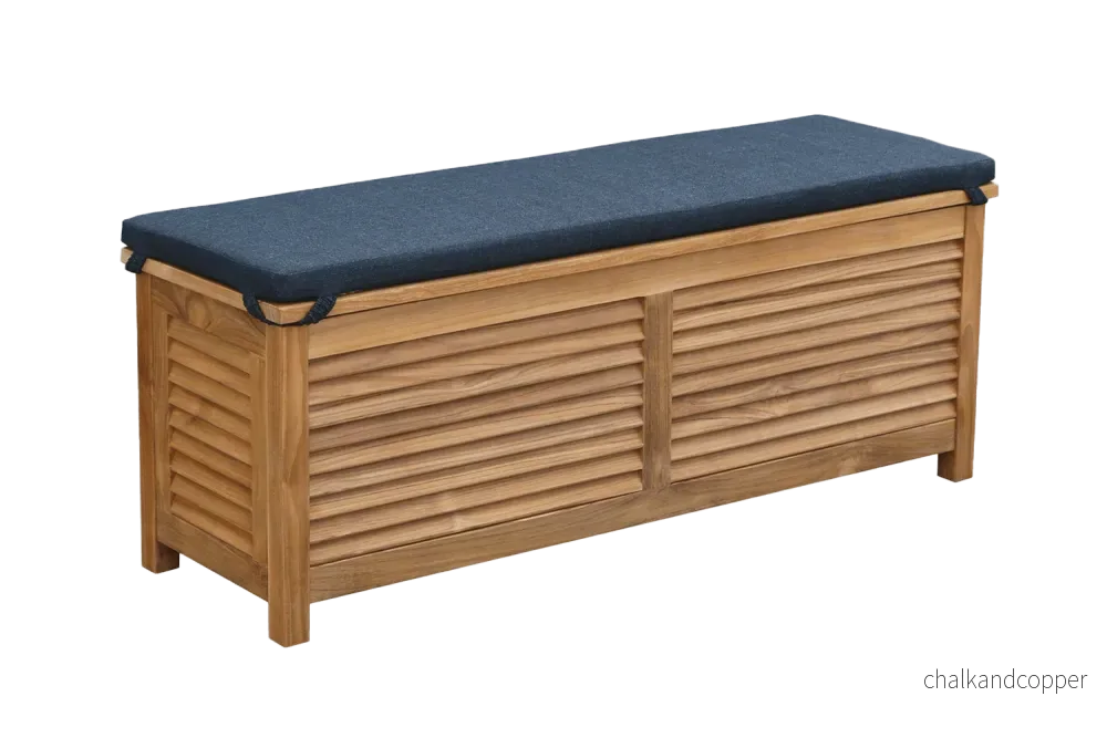 Agnes teak förvaringsbänk 125 cm Agnes teak förvaringsbänk 125 cm