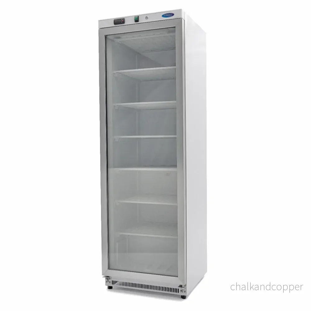 Frys - 400L - Vit - med glasdörr