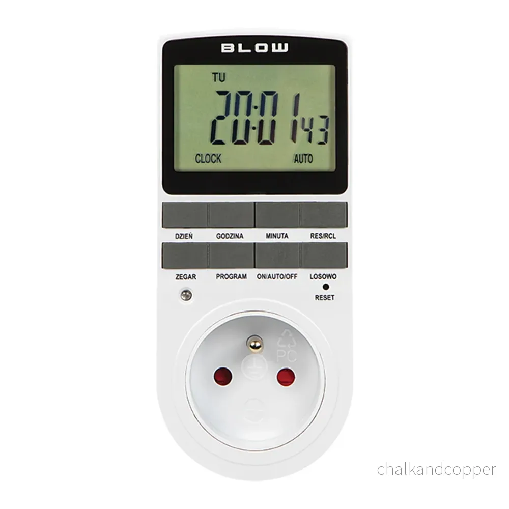 Blow digital timer programmer, LCD-display, noggrannhet +/- 1 minut per månad, 16 olika funktionskombinationer, 72-016# - Bild 3