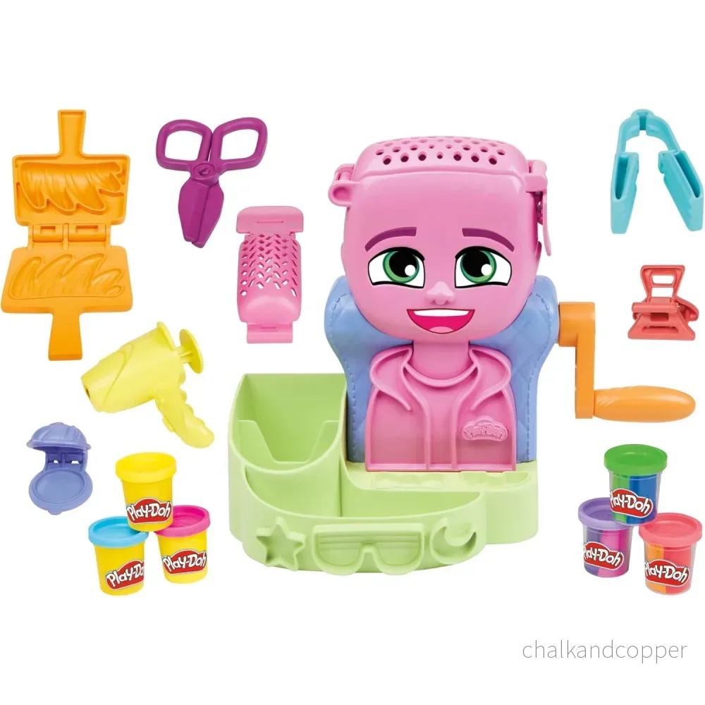 Play-Doh frisörsalong, kreativ leksak, pastryoline, F8807 - Bild 2