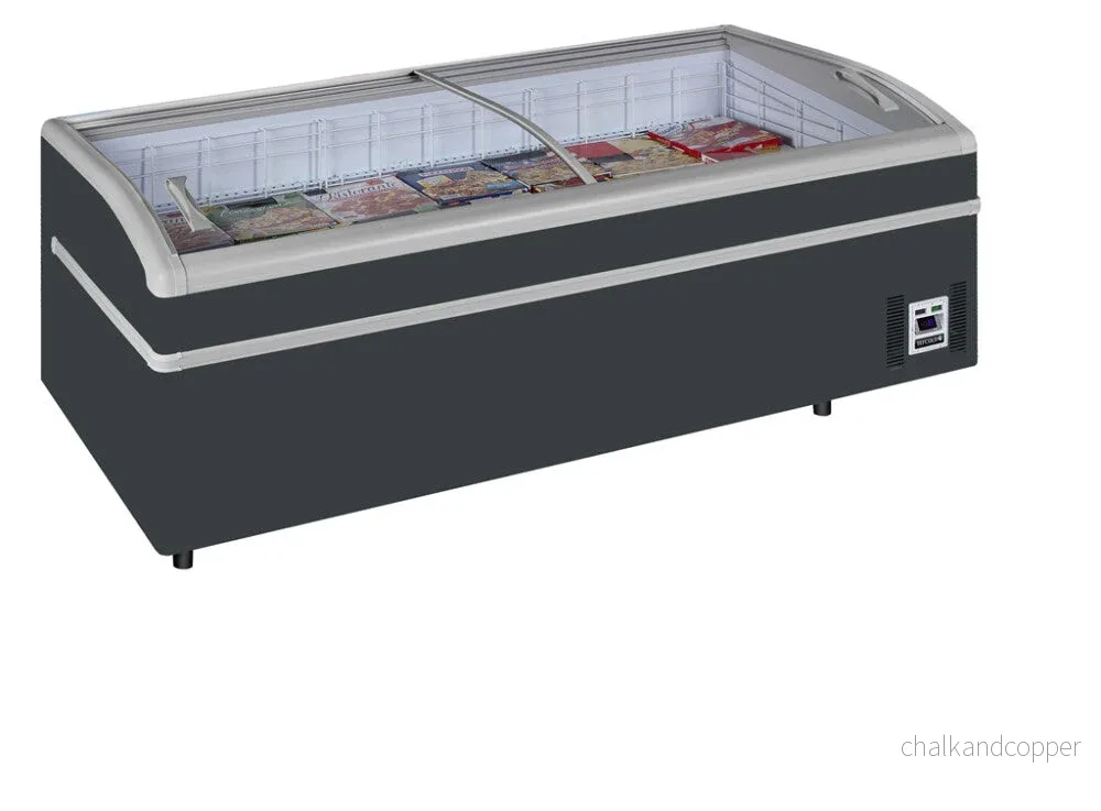 Supermarket kyl/frys i antracit-SHALLOW 200A-CF