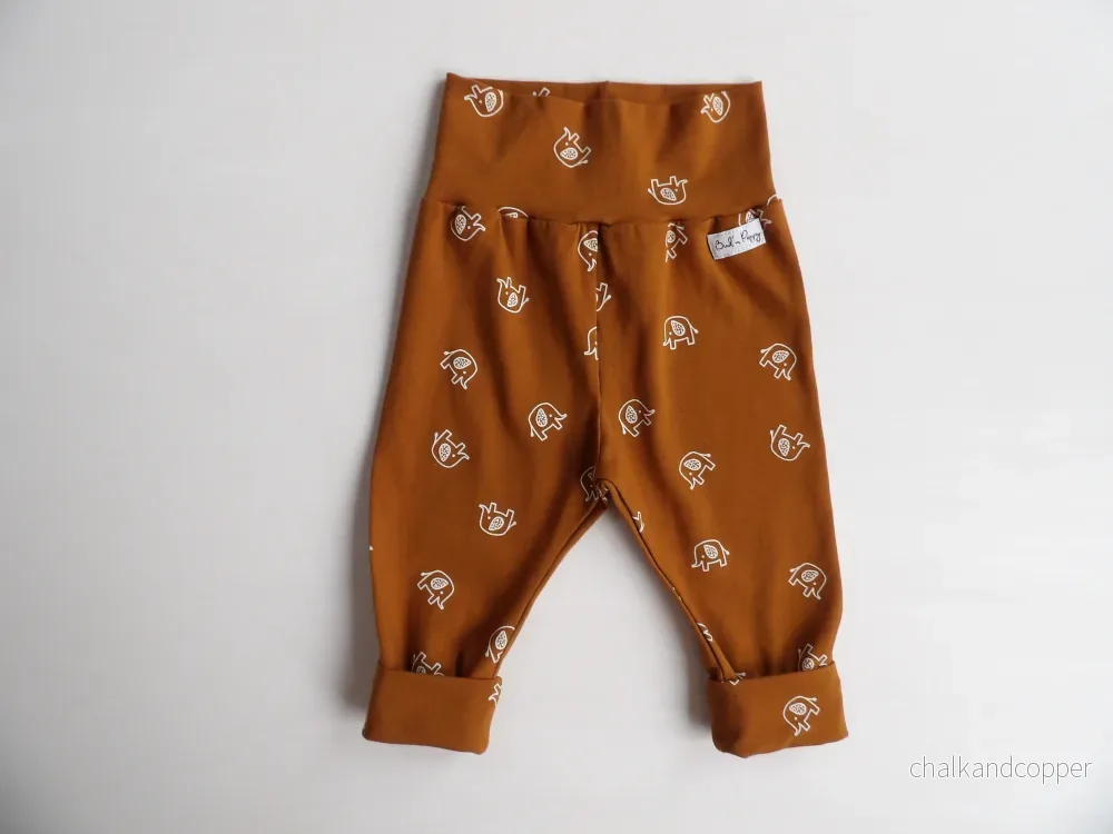 Växa-byxa Cocoa Elephant Pants – storlek 56 & 62 (ca 1-2 mån & 2-4 mån)