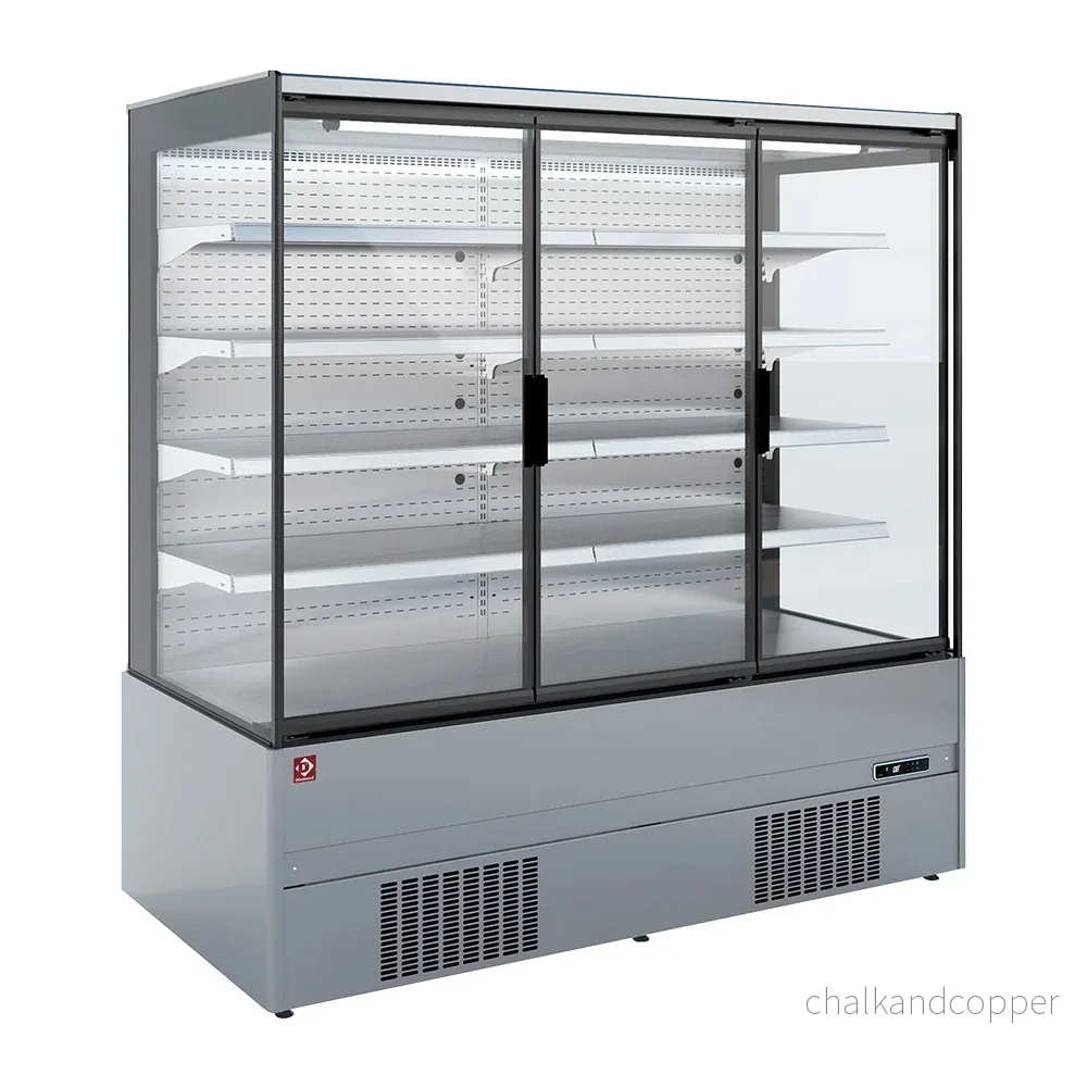 Kylväggelement, självbetjäning, slagdörrar – FULL INOX Kylväggelement, självbetjäning, slagdörrar – FULL INOX