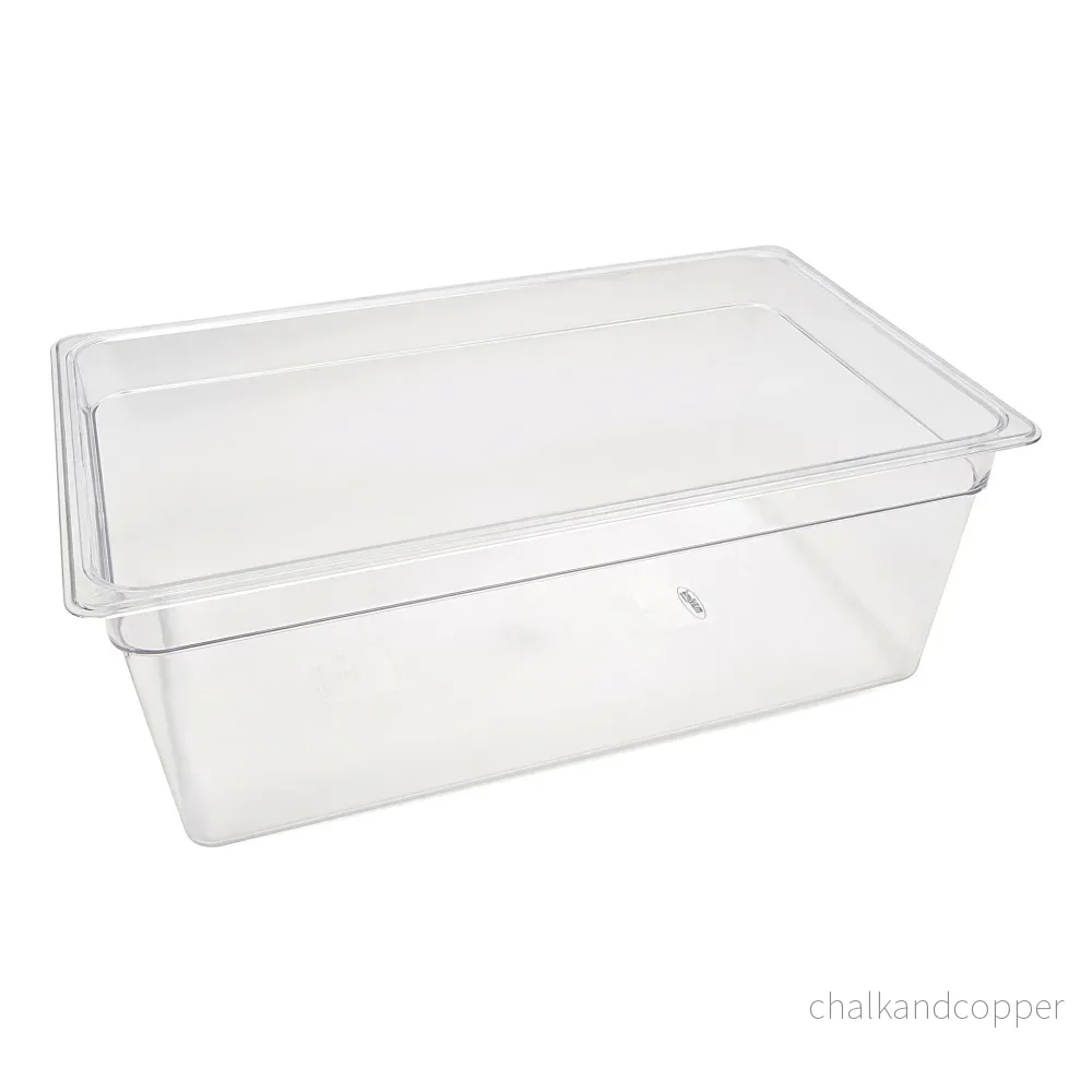 Gastronormbehållare - 3 st - 1/1 GN - 20 cm djup - Polykarbonat