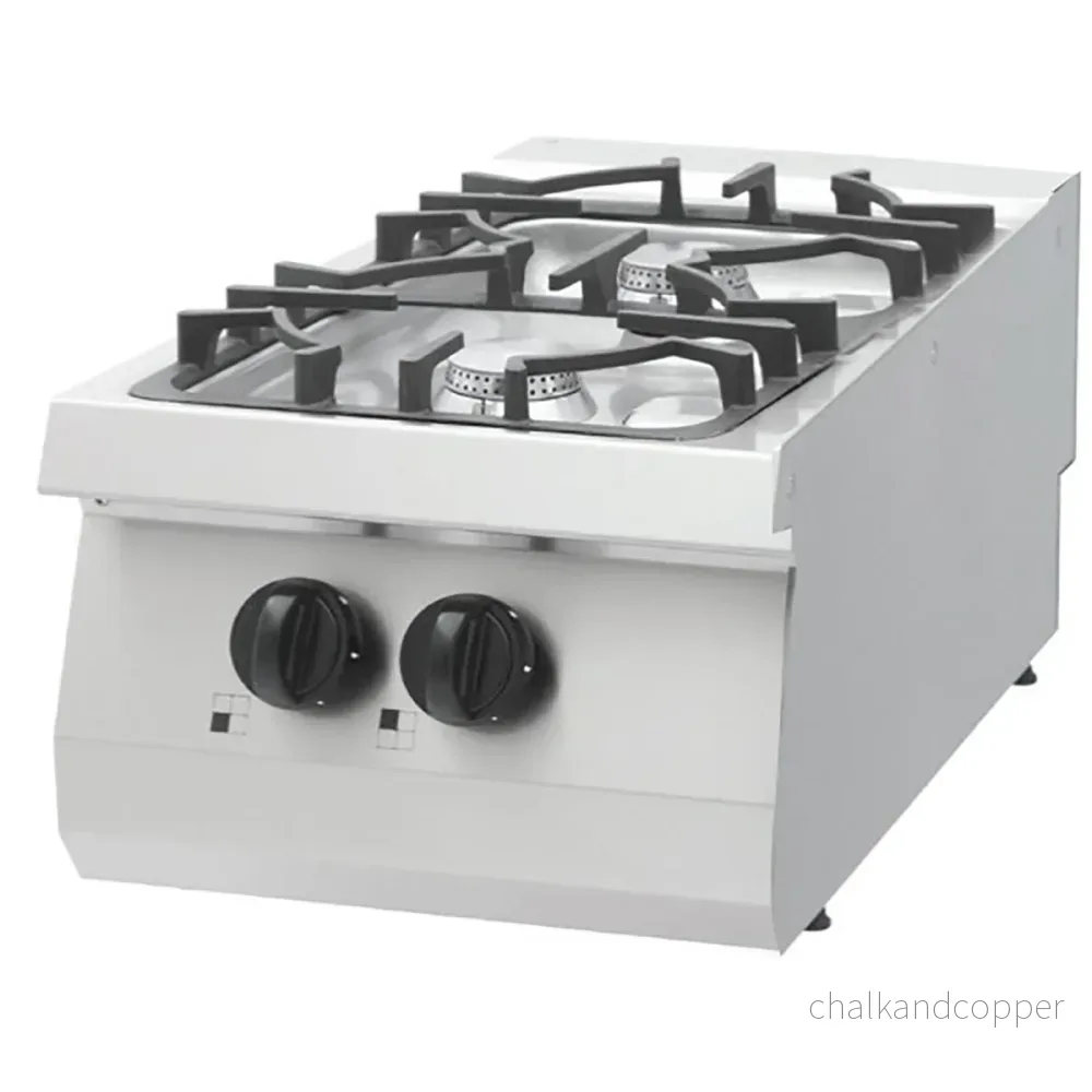 Kraftig spis - 2 brännare - 13,5 kW - Gas