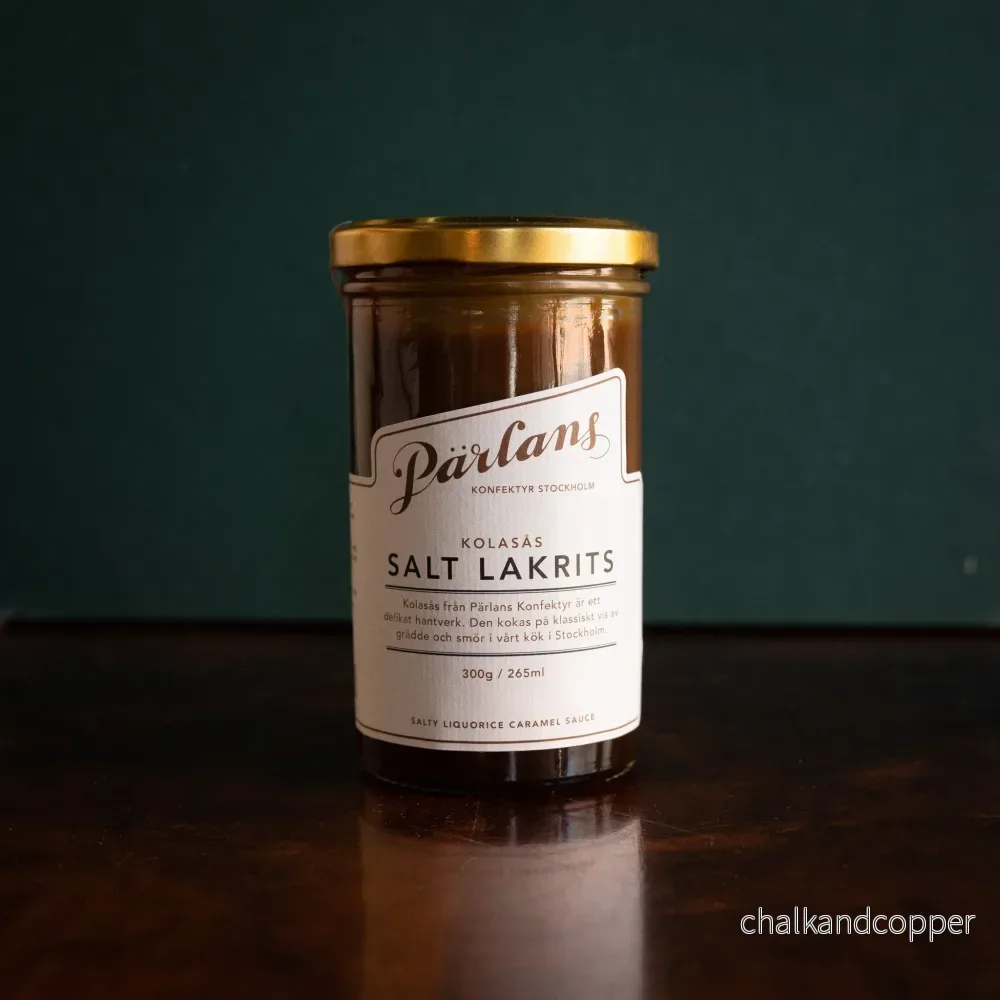 Pärlans kolasås – Salt Lakrits