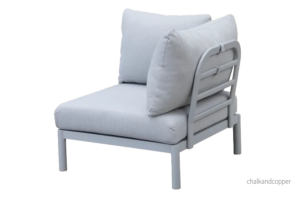 Luna aluminium loungesoffa - hörna - Bild 3