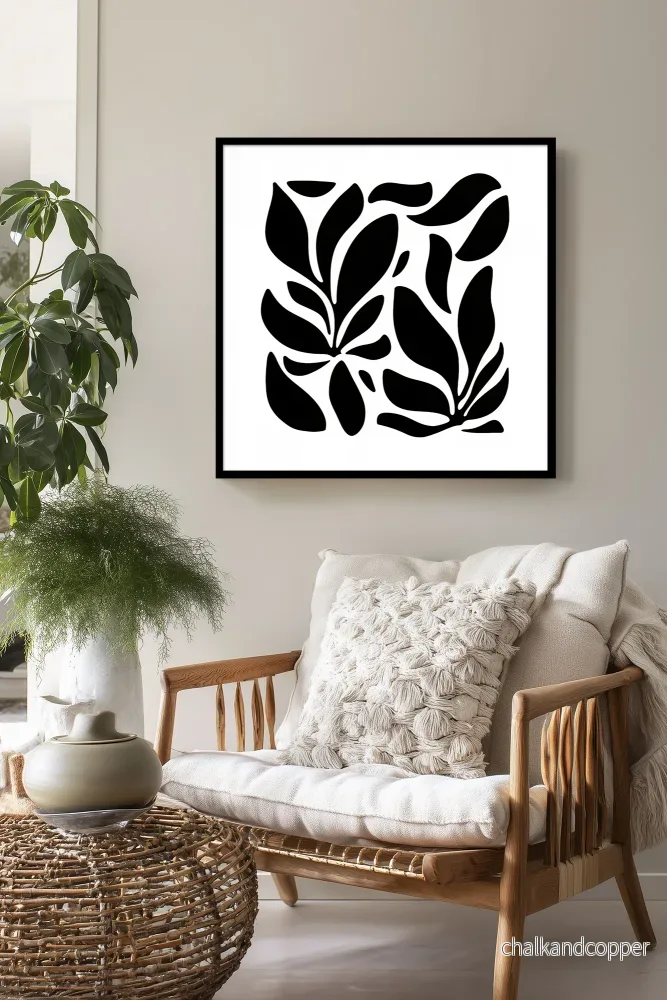 Bold Leaf Silhouette - Bild 2
