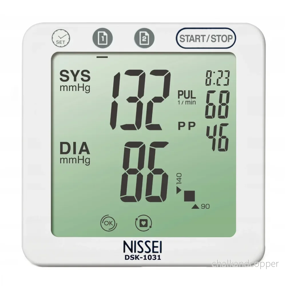 Nissei blodtrycksmätare, automatisk, arytmiavkänning, DSK-1031