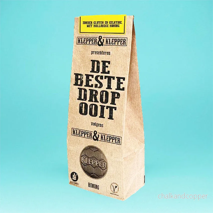 Klepper & Klepper Honinglakrits 200 g – Holländsk premiumlakrits (vegetarisk & glutenfri) Klepper & Klepper Honinglakrits 200 g – Holländsk premiumlakrits (vegetarisk & glutenfri)