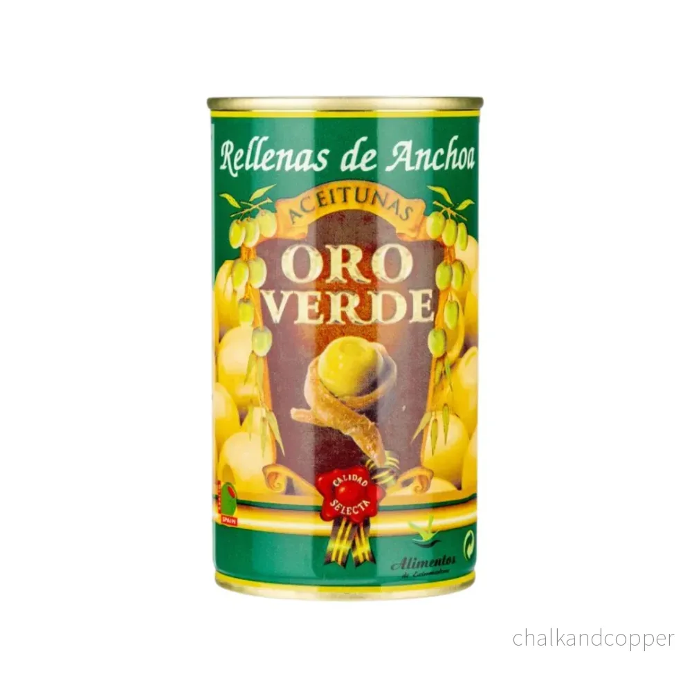 Oro Verde Manzanillaoliver Ansjovis 350g