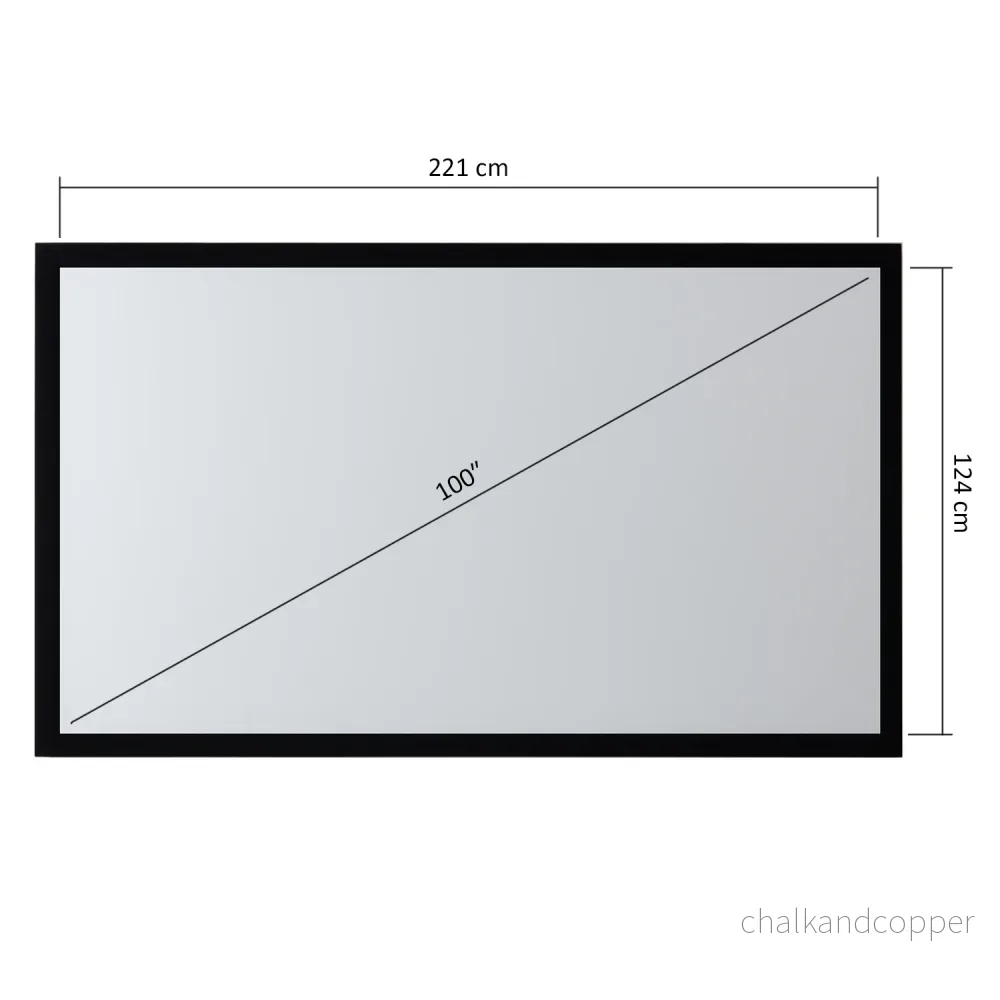 Projektionsduk med ram 100" (16:9) Maclean MC-921 - Bild 3