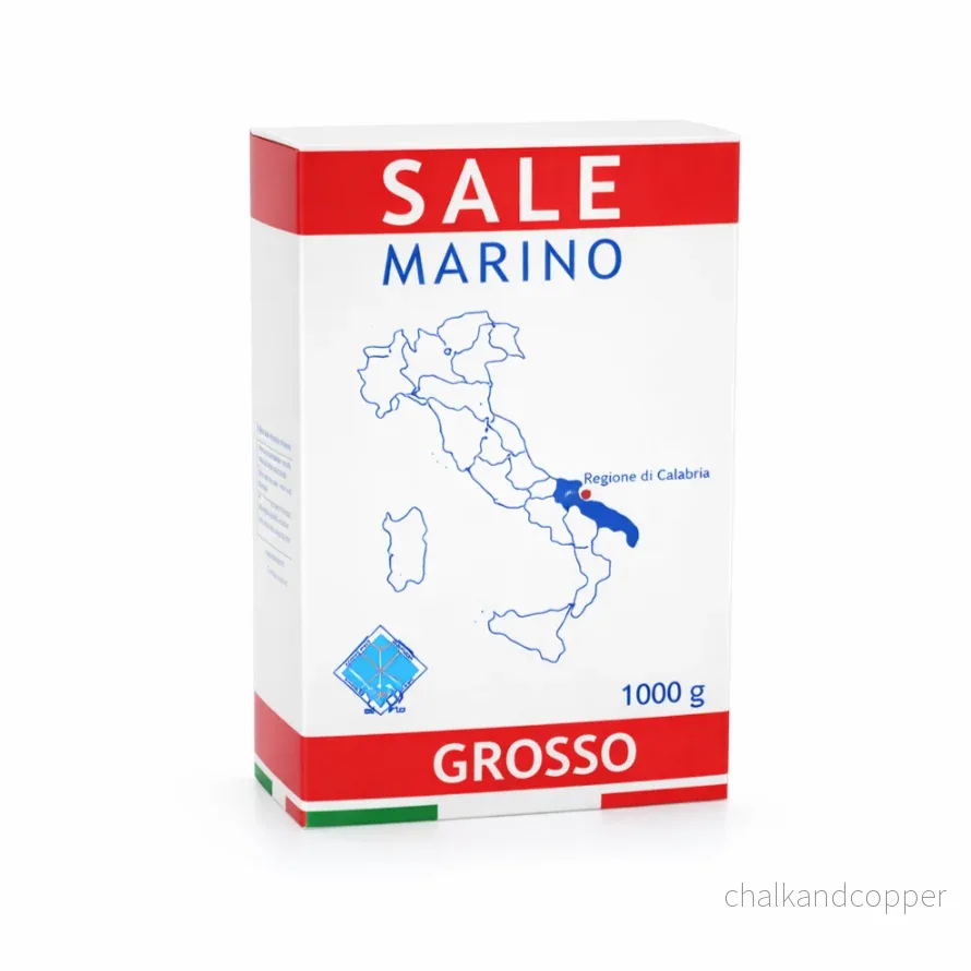 Sale Marino Grosso – Grovt havssalt 1 kg
