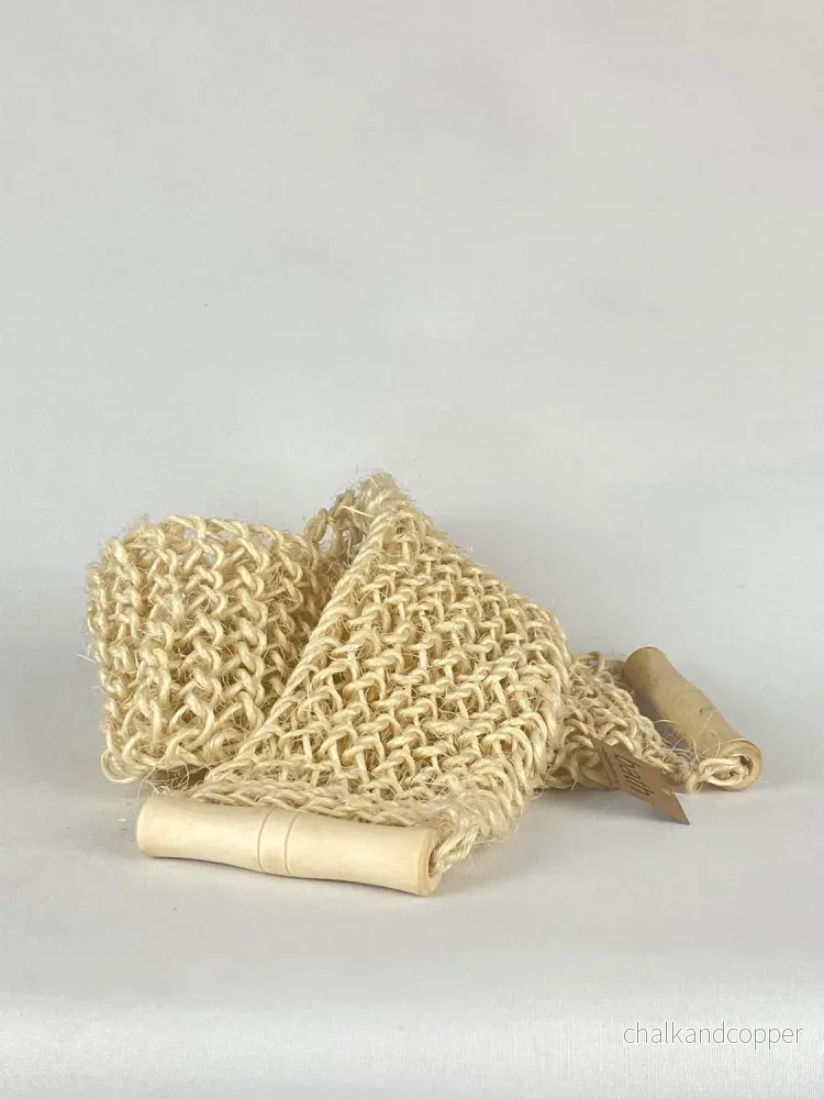 Skrubbälte i sisal Skrubbälte i sisal