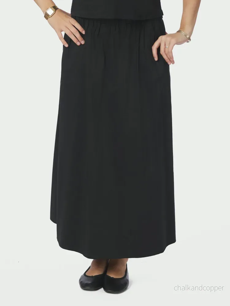 Yara Poplin Skirt Black Neo Noir Yara Poplin Skirt Black Neo Noir