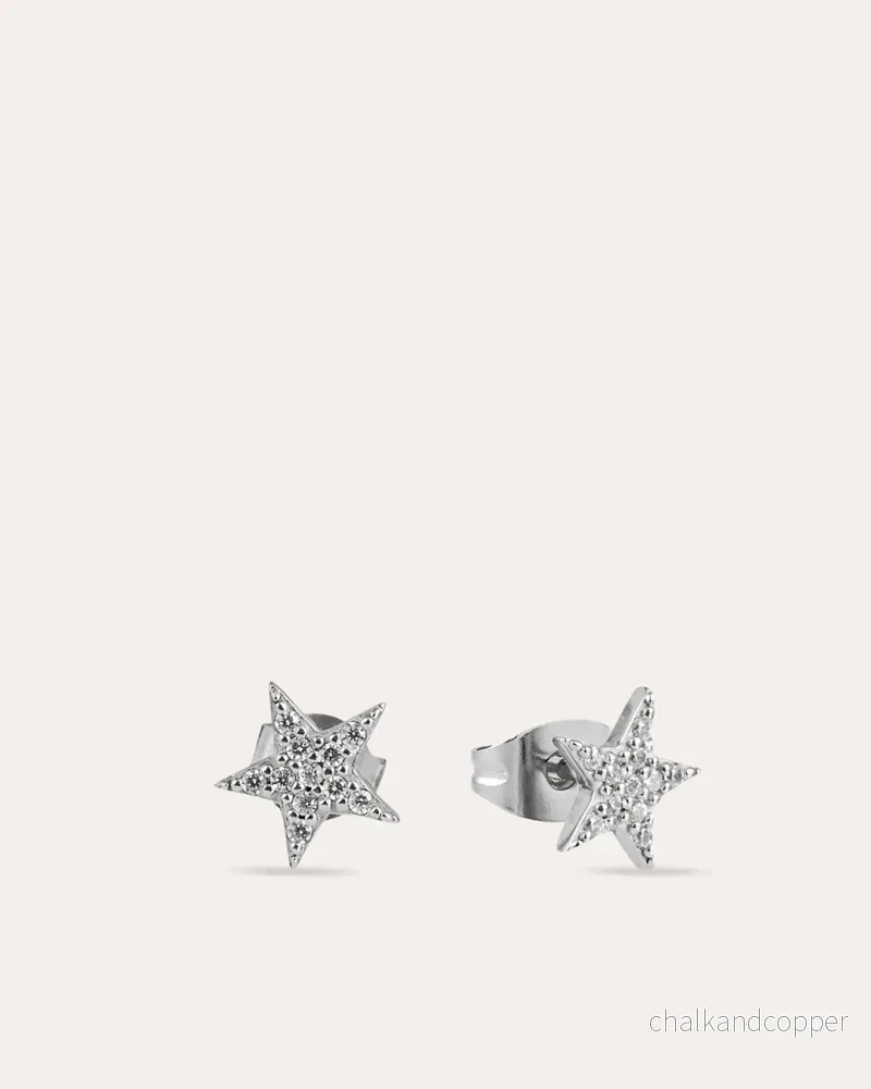 Glam: Star – Silverörhängen