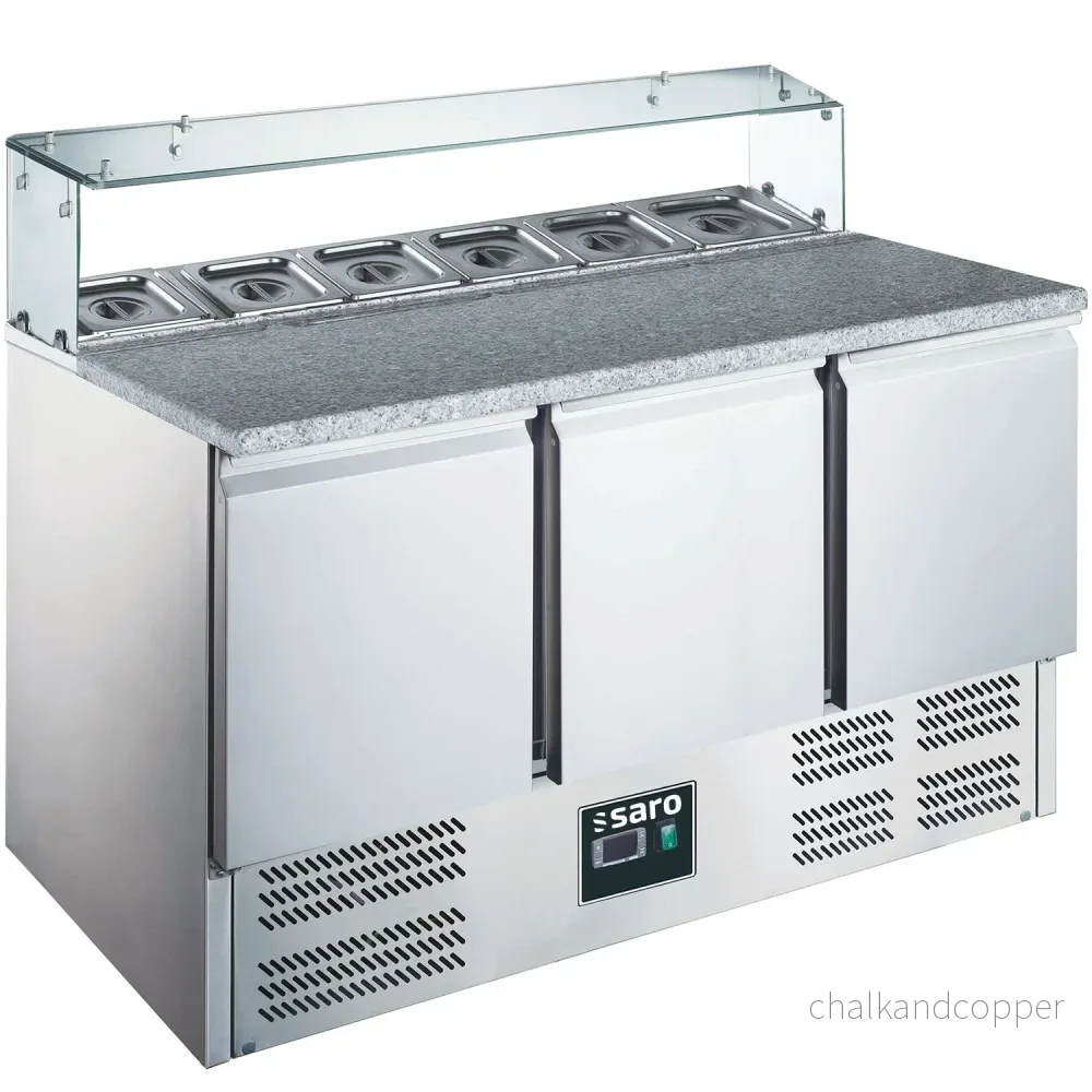 SARO Pizzabord med glasskiva, modell EPS 903 G