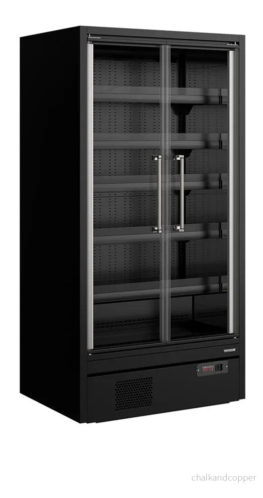 Multideck kylare för supermarket Galaxy+ GP10FGD Svart