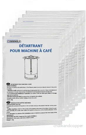 Avkalkningsmedel för kaffemaskiner Avkalkningsmedel för kaffemaskiner