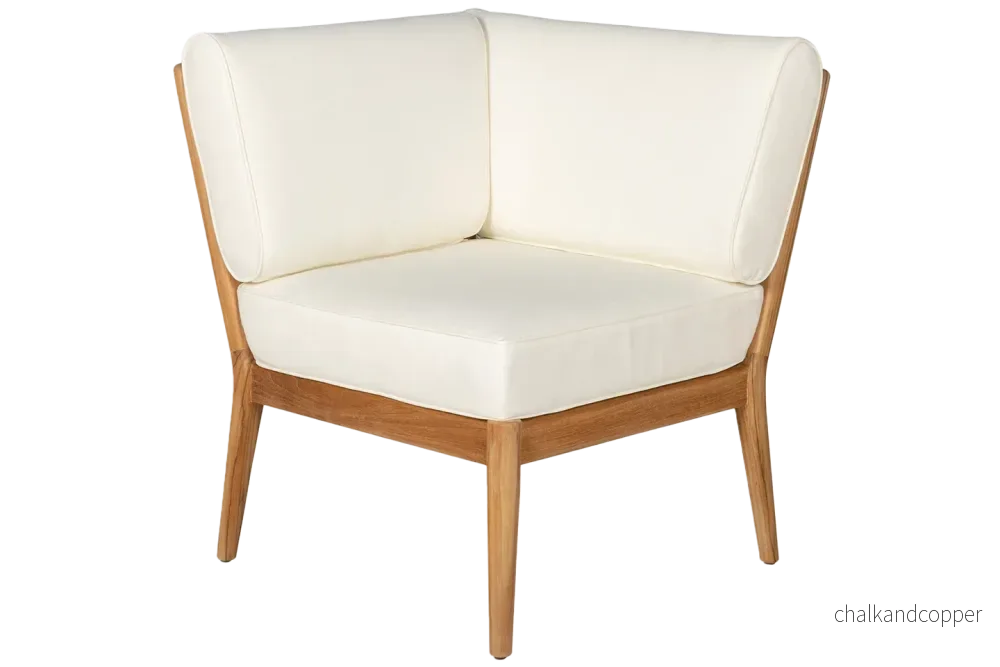 Sienna teak high back loungesoffa – hörn Sienna teak high back loungesoffa – hörn