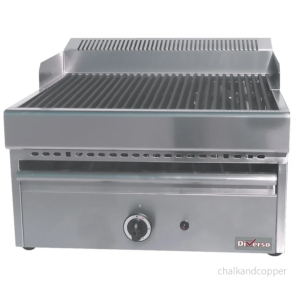 Gasånggrill med kokgaller i gjutjärn -Topp- Gasånggrill med kokgaller i gjutjärn -Topp-