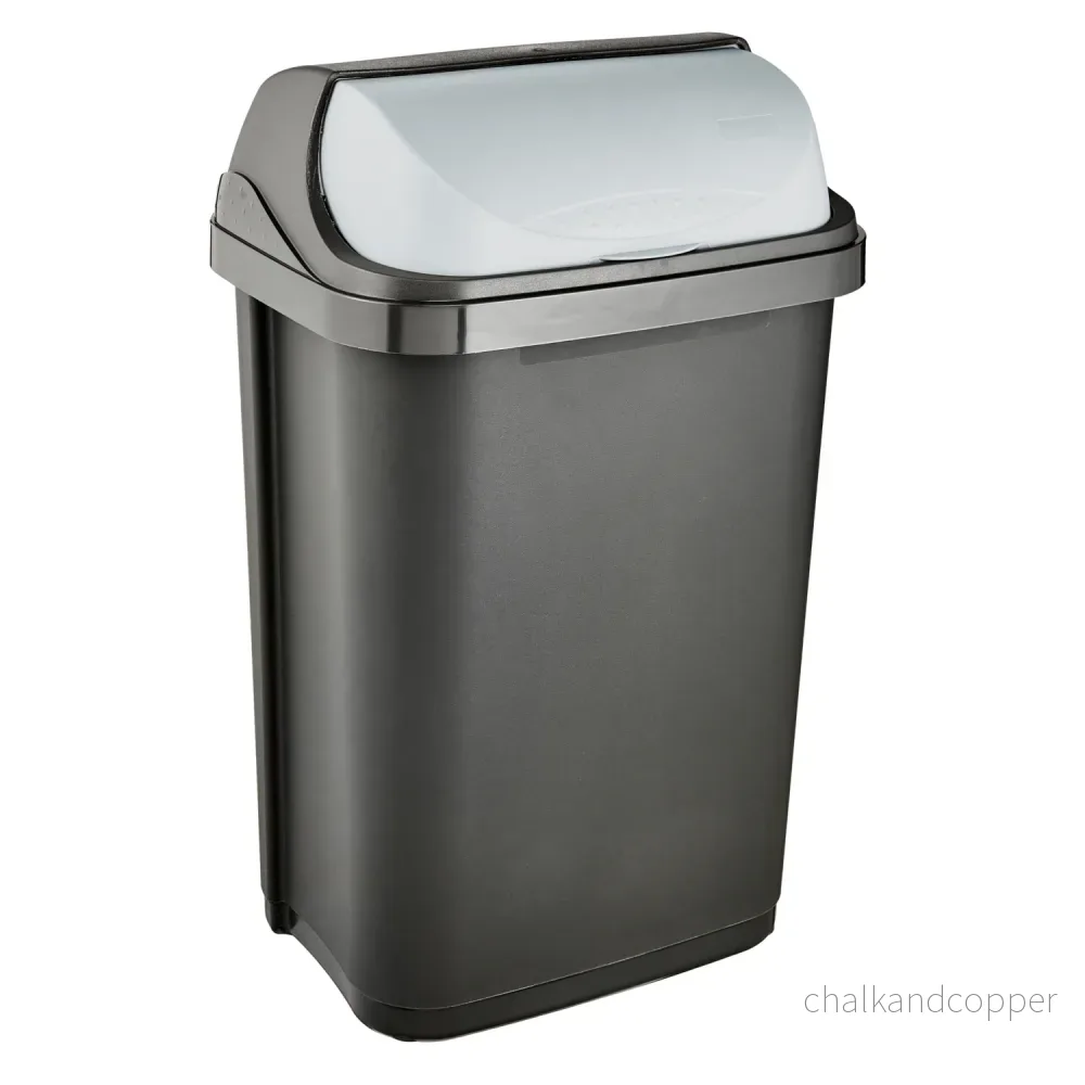 Keeeper Rasmus Soptunna Med Roterande Lock Kapacitet 25 L Grafit