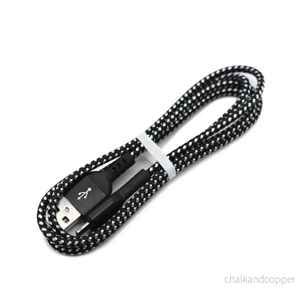 Ljuskabel som stöder Fast Charge 2.4A Maclean Energy MCE472 svart, 1m 5V / 2.4A - dataöverföring - Bild 2