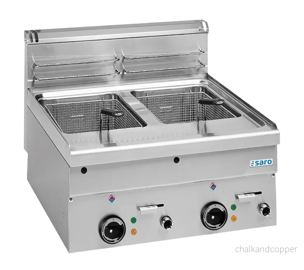 SARO Elektrisk Fritös 10+10 L Bänkskiva 600 Line Modell EF66