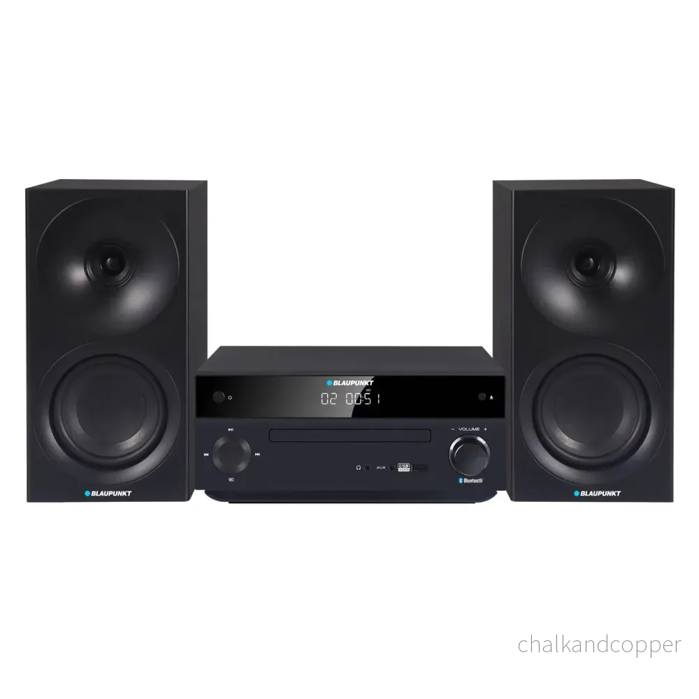 Blaupunkt mikrotorn, effekt 150 W, FM-radio, AUX-uttag och USB-anslutning, Bluetooth, HDMI-ingång, klocka med alarm, LED-display, färg svart, MS30.02BT