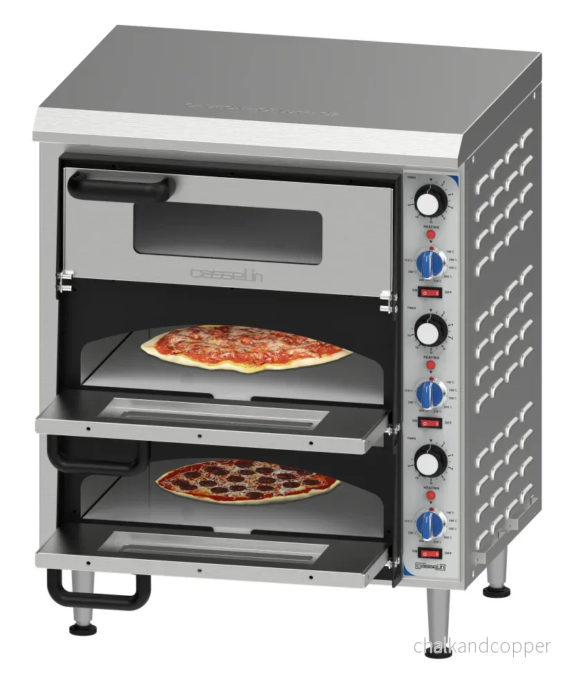 Elektrisk pizzaugn 3 kammare 35 cm