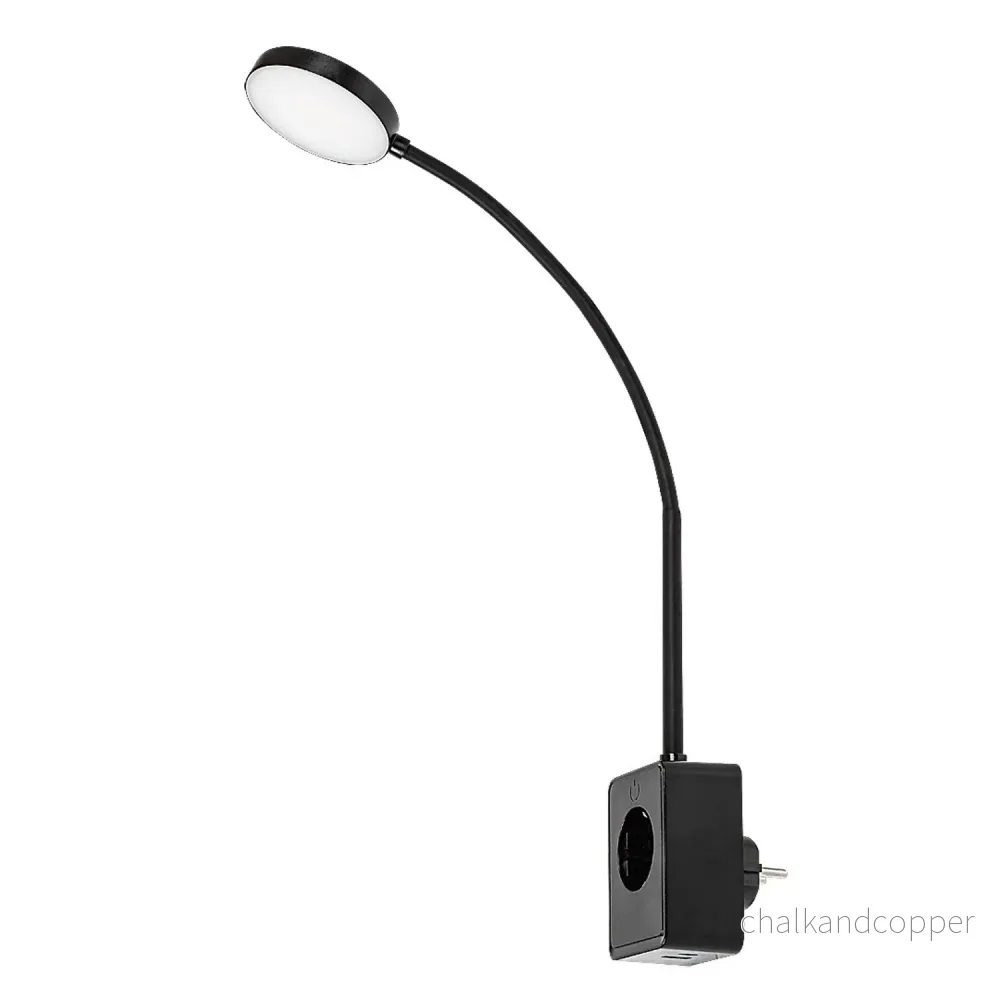 Rabalux Tivro vägglampa, LED 4 W, svart, IP20, 3 färgtemperaturer: 3000, 4000, 6000, 71284 - Bild 2