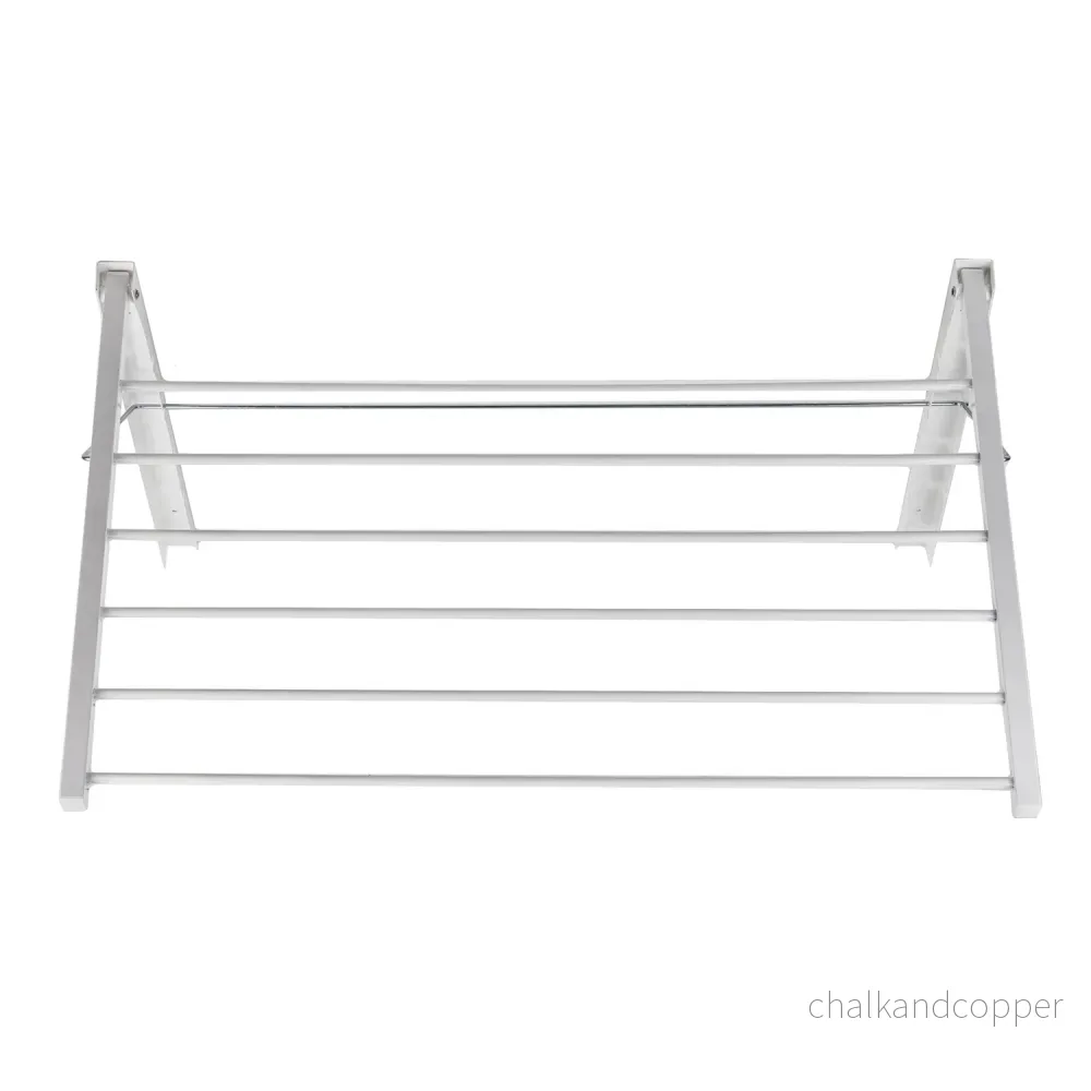 Majka Väggmonterad tvättmaskin Väggmonterad torkställning (100cm, vit) - Bild 3