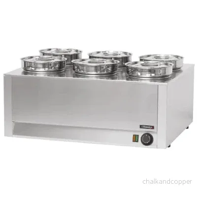 Bain-Marie för sås – 6 behållare