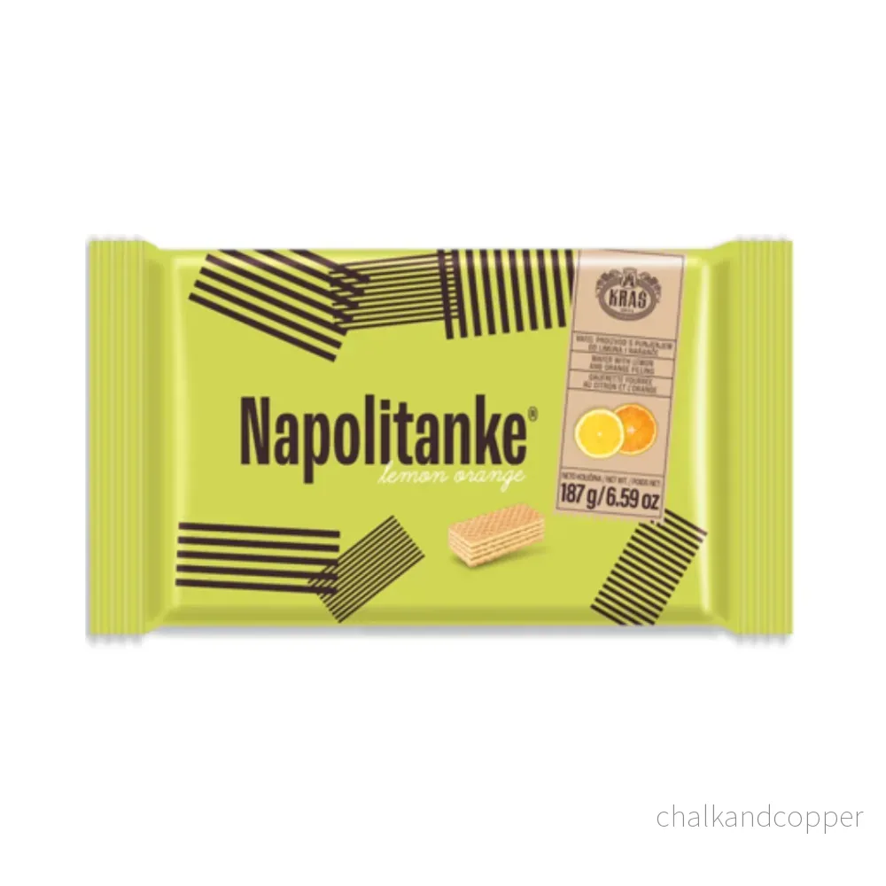 Kraš Napolitanke Citron & Apelsin 187 g