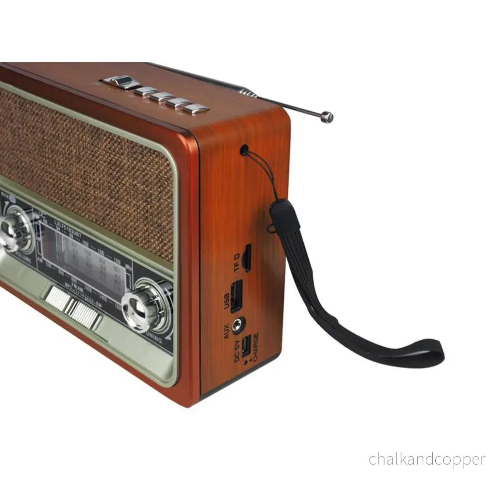 LTC bärbar radio, Bluetooth, FM/AM/SW, USB, solpanel, LXLTC103UBT - Bild 3