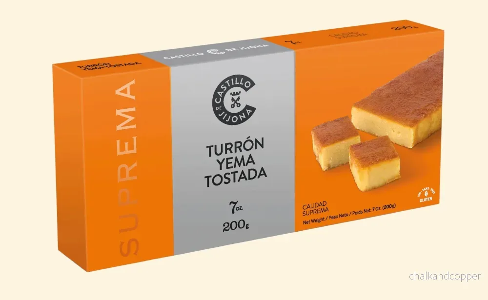 Turrón Yema Tostada