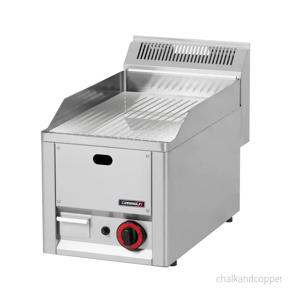 Gasgrillplatta med räfflade krom 33