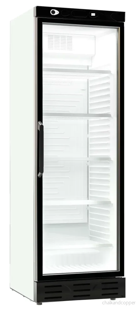 KYLSKÅP 1 GLASDÖRR 382L
